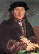 HOLBEIN, Hans the Younger Unknown Young Man at his Office Desk sf Sweden oil painting reproduction